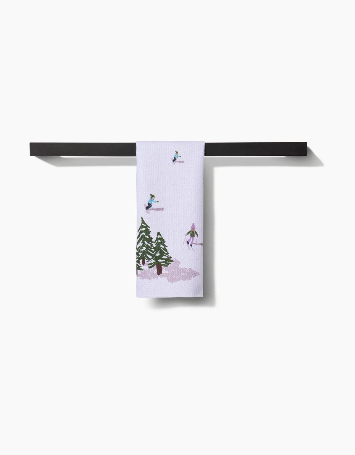 Winter Skiing Trip Bar Towel by Geometry - The Preppy Bunny