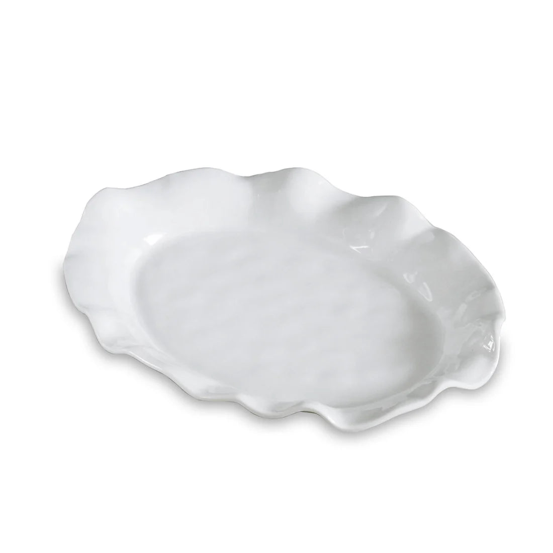 VIDA Havana Oval Platter in White - The Preppy Bunny