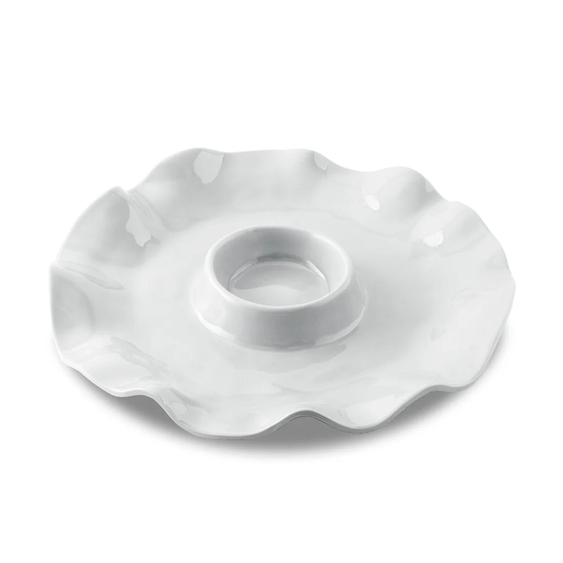 VIDA Havana Chip & Dip in White - The Preppy Bunny