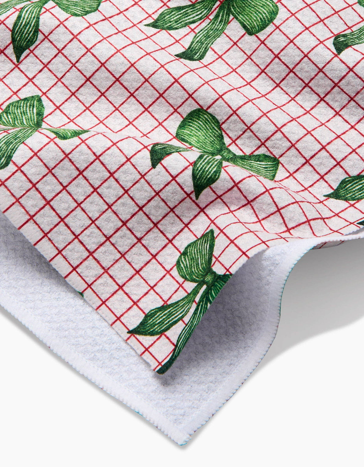 Ribbon And Cheer Tea Towel by Geometry - The Preppy Bunny