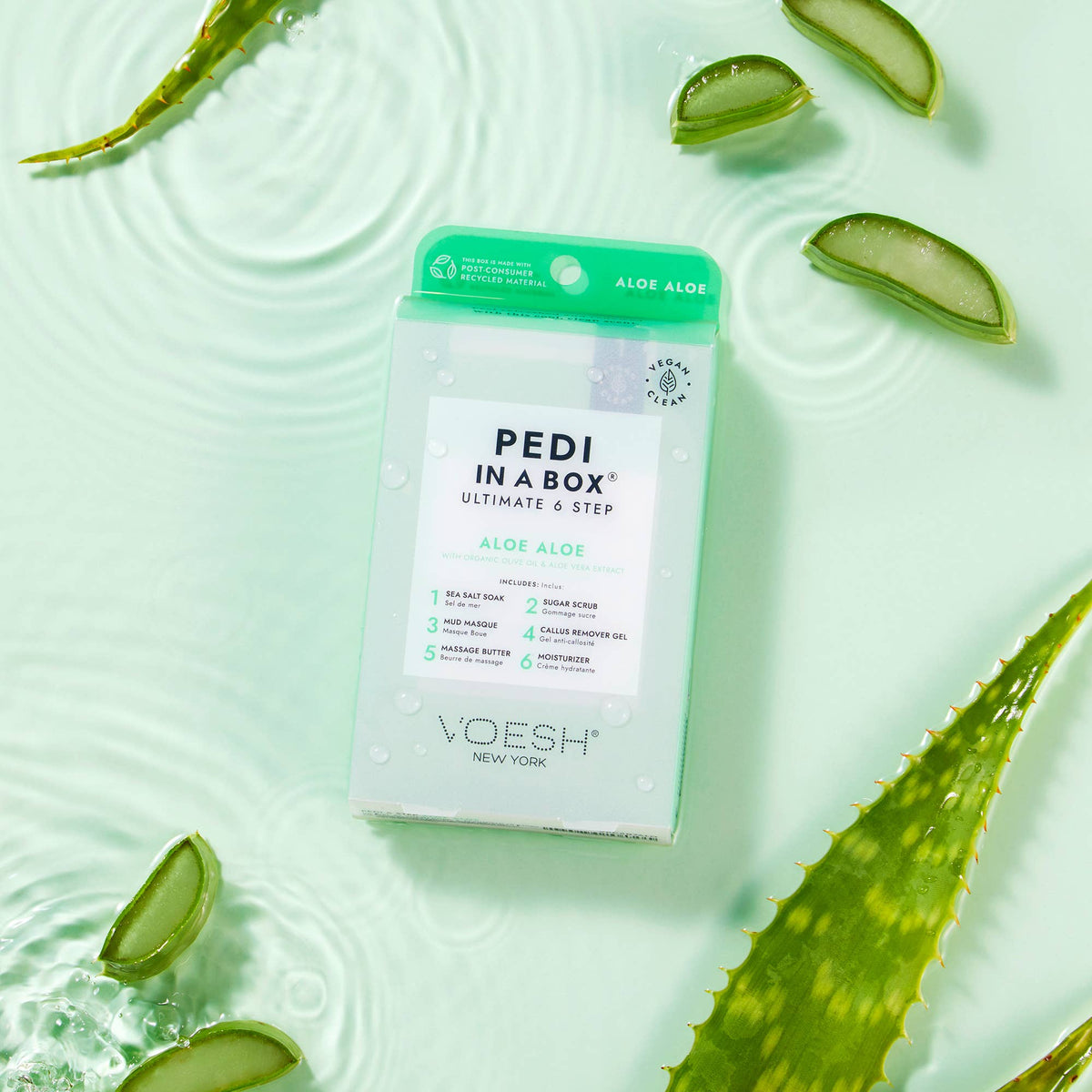Pedi in a Box 6 Step Ultimate - Aloe Aloe - The Preppy Bunny