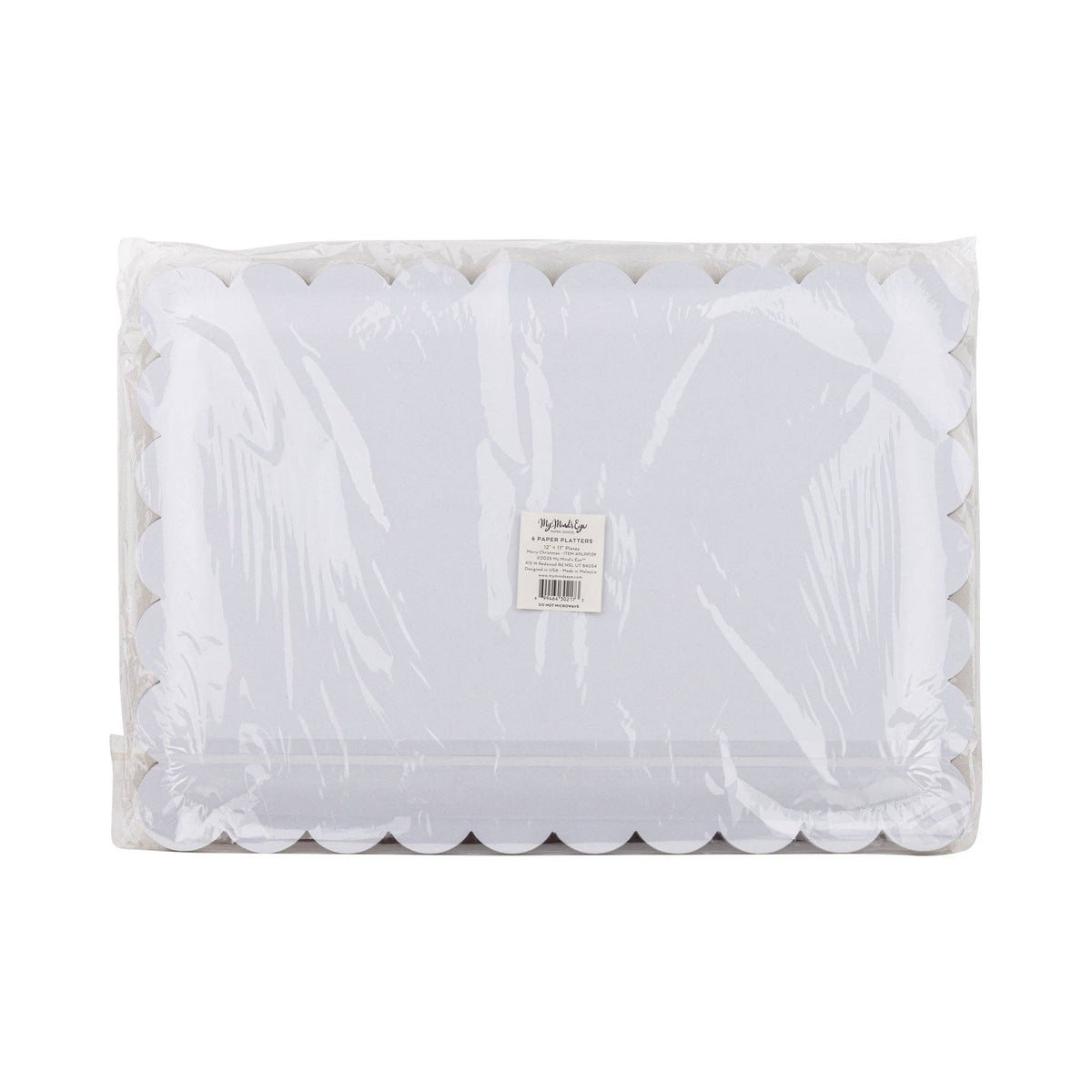 Merry Christmas Paper Platter - The Preppy Bunny