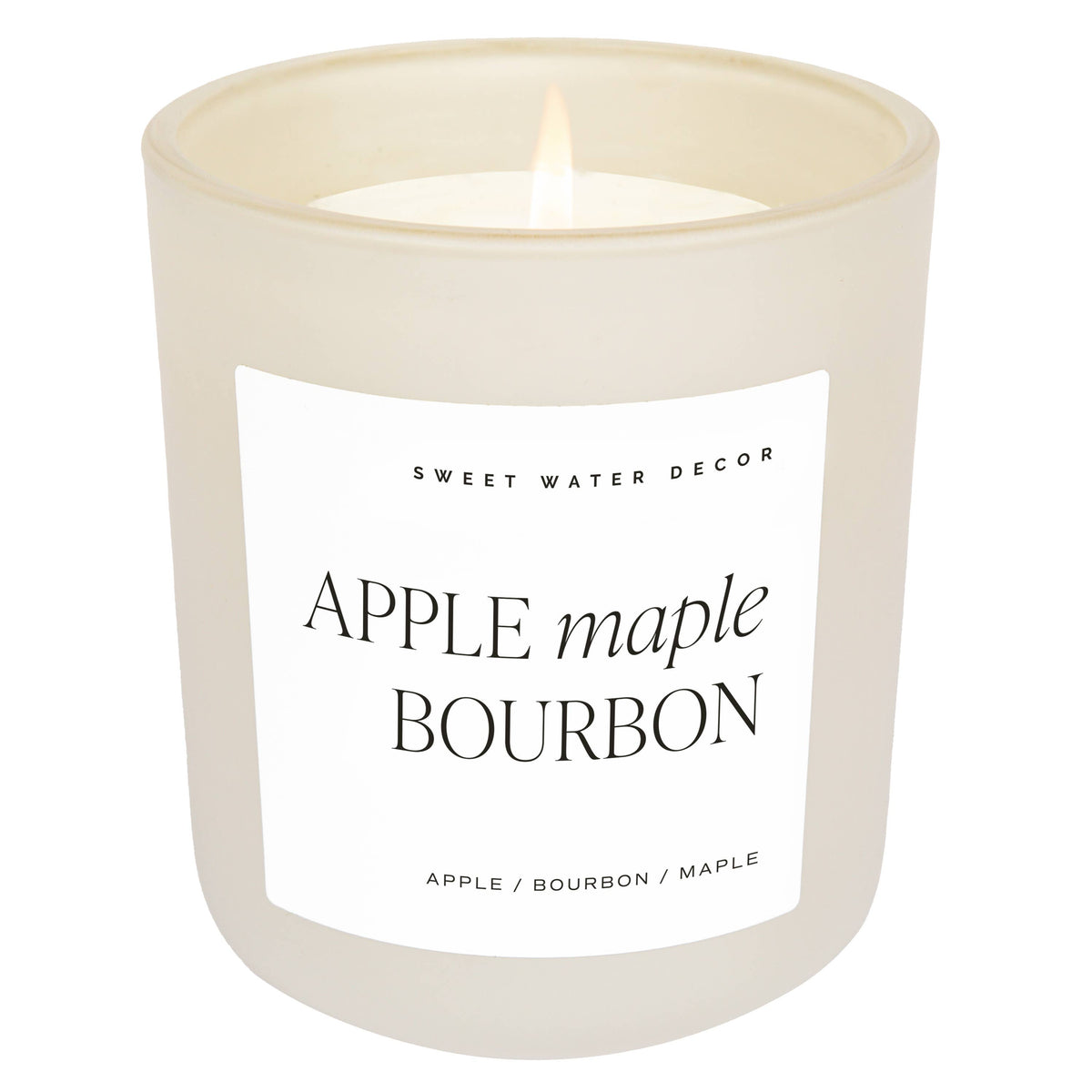Apple Maple Bourbon 15 oz Soy Candle - The Preppy Bunny