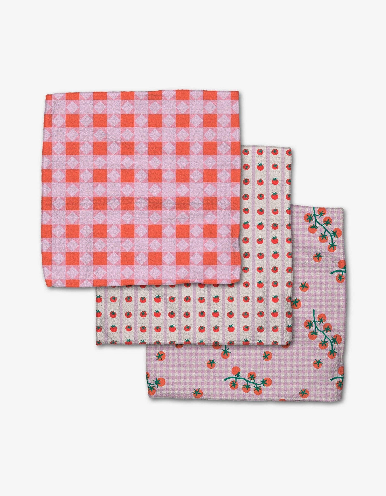 Quilt Tomato Harvest Dishcloth Set - The Preppy Bunny