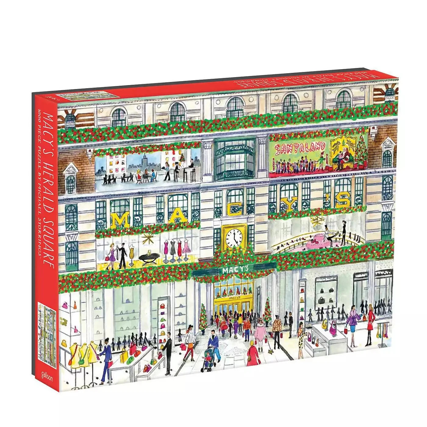 Michael Storrings Macy's Herald Square 1000Pc Puzzle - The Preppy Bunny