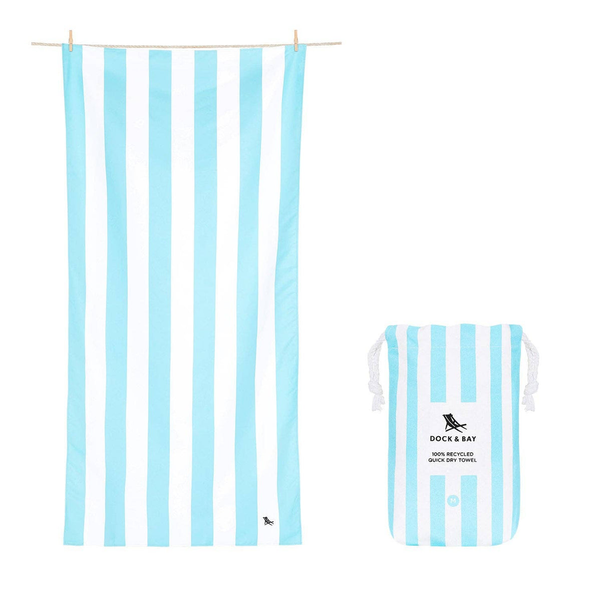 Tulum Blue Kids Dock &amp; Bay Quick Dry Towel