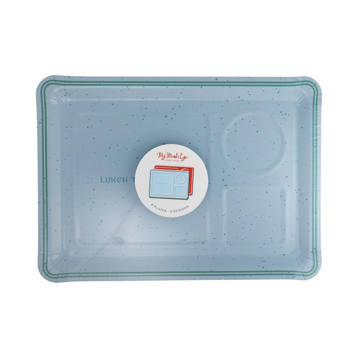 Lunch Tray Paper Plate Set - The Preppy Bunny