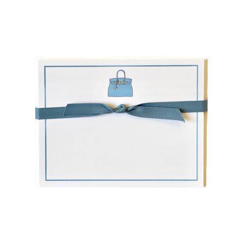 Birkin Flat Notecard Set of 10 - The Preppy Bunny