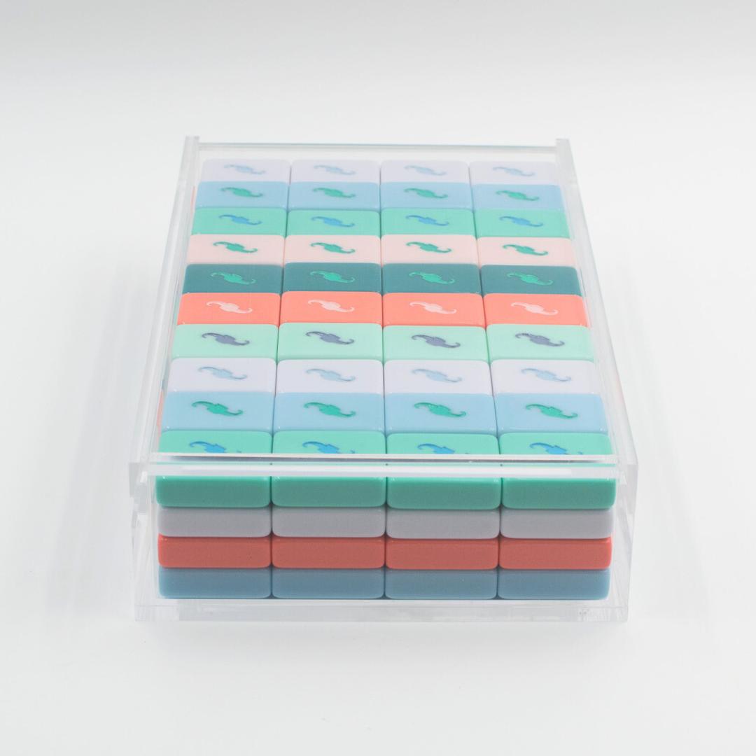 Mahjong Acrylic Display Box (Destination Collection Tiles) - The Preppy Bunny
