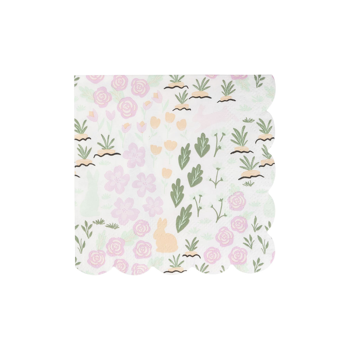 Garden Scatter Paper Beverage Napkins - The Preppy Bunny