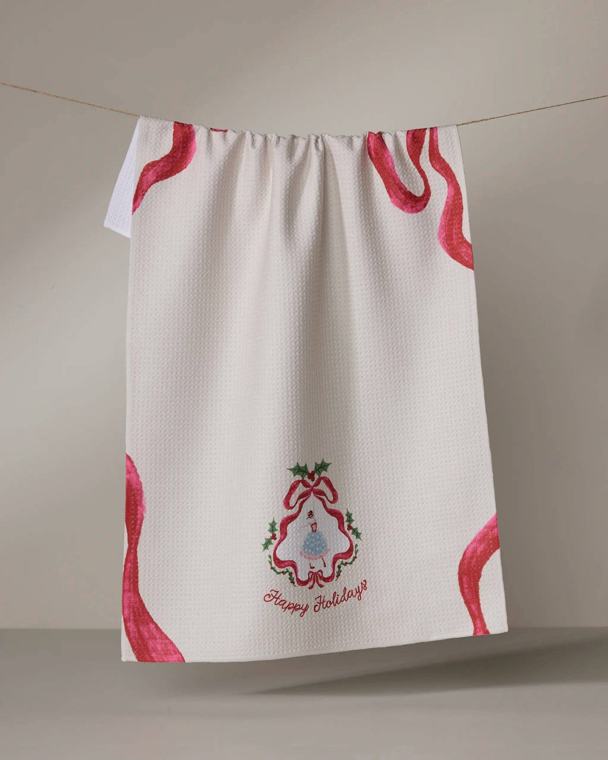 Winter Ballerina Tea Towel by Geometry