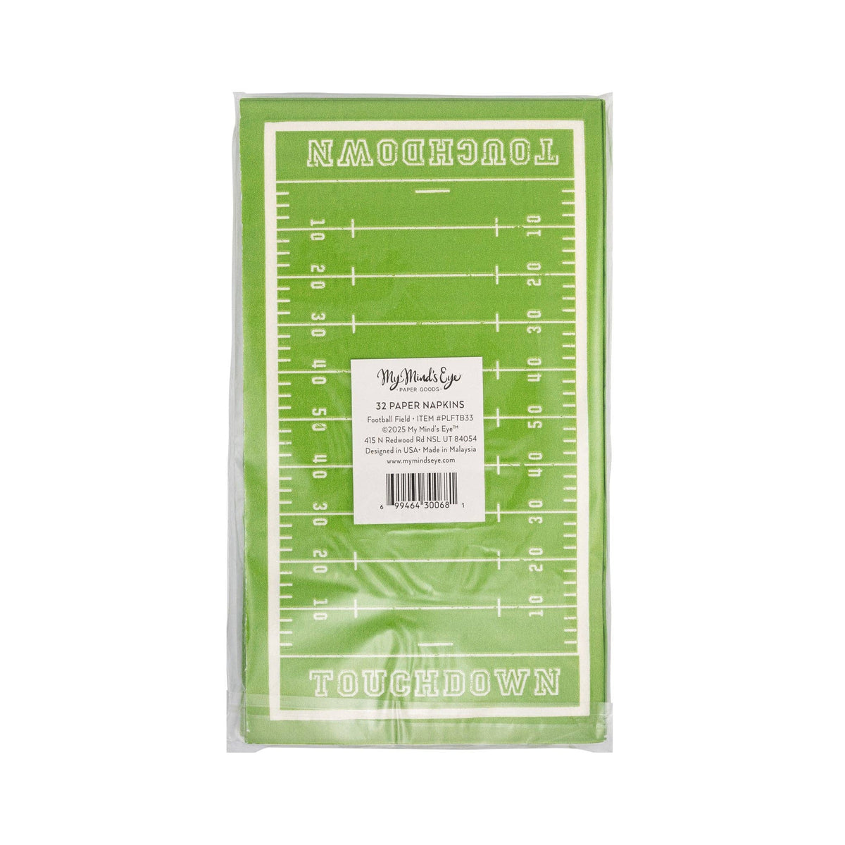 Football Field Paper Dinner Napkins