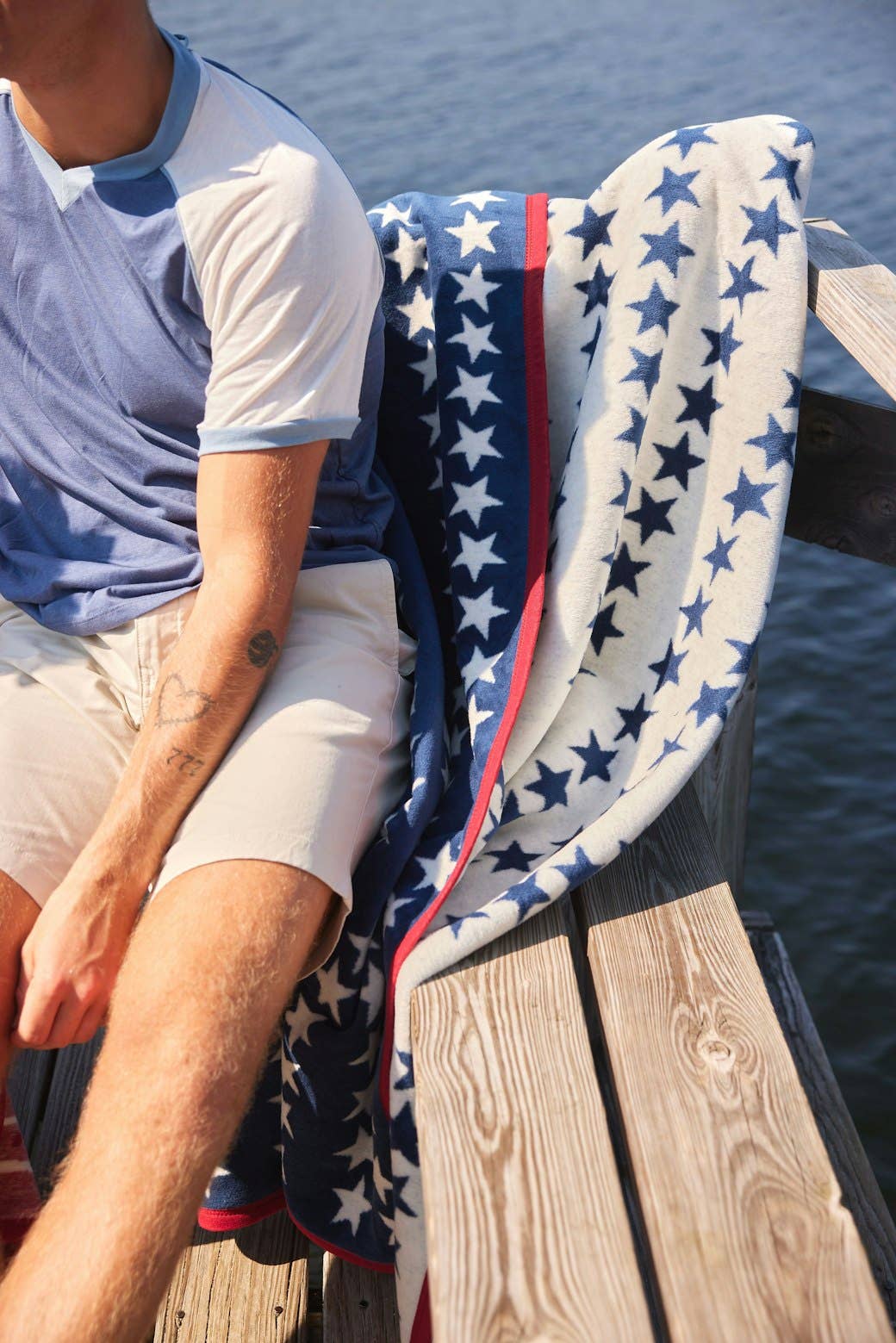Star Spangled ChappyWrap Blanket - The Preppy Bunny