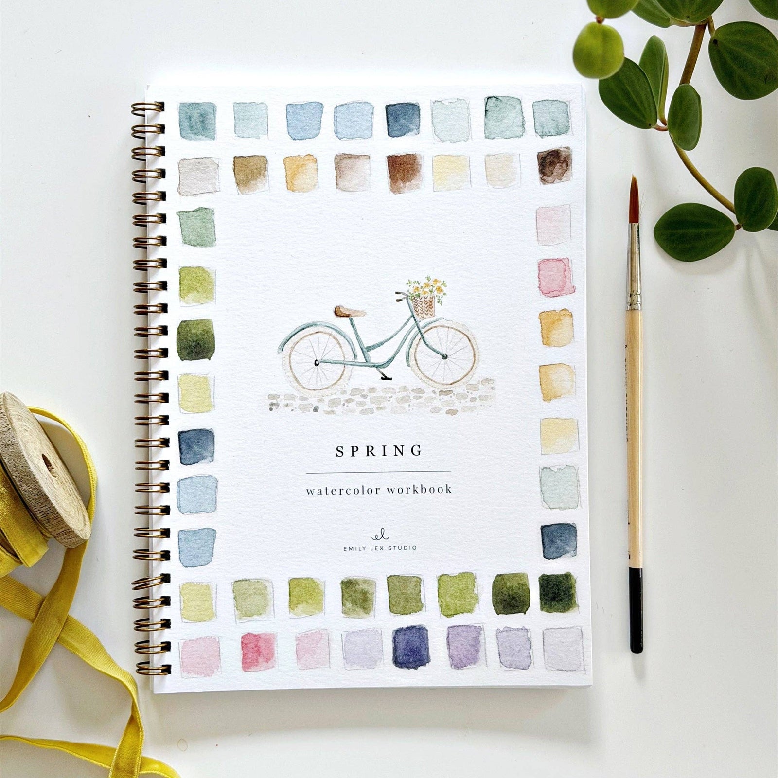 Spring Watercolor Workbook - The Preppy Bunny