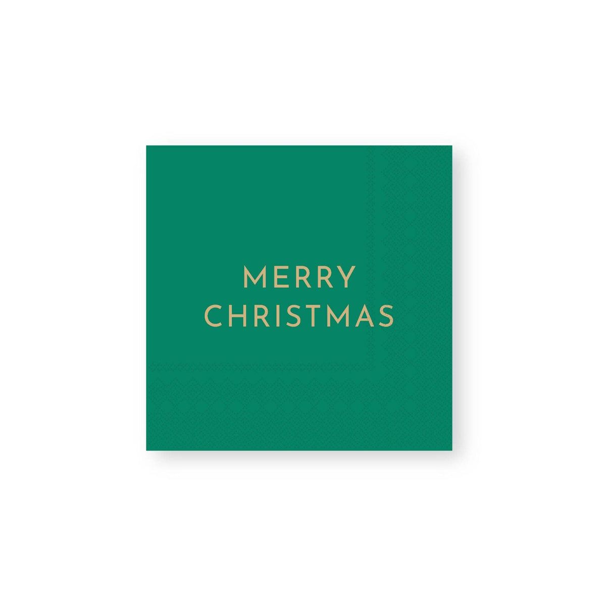 Merry Christmas Paper Beverage Napkins