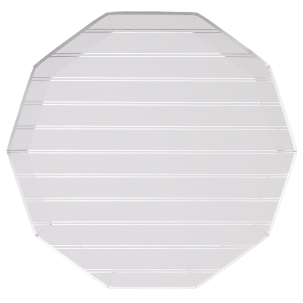 SILVER SIGNATURE STRIPE DINNER PLATE