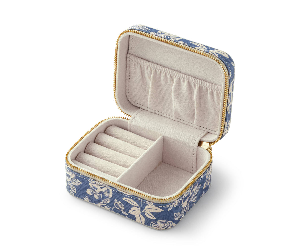 English Rose Travel Jewelry Case - The Preppy Bunny