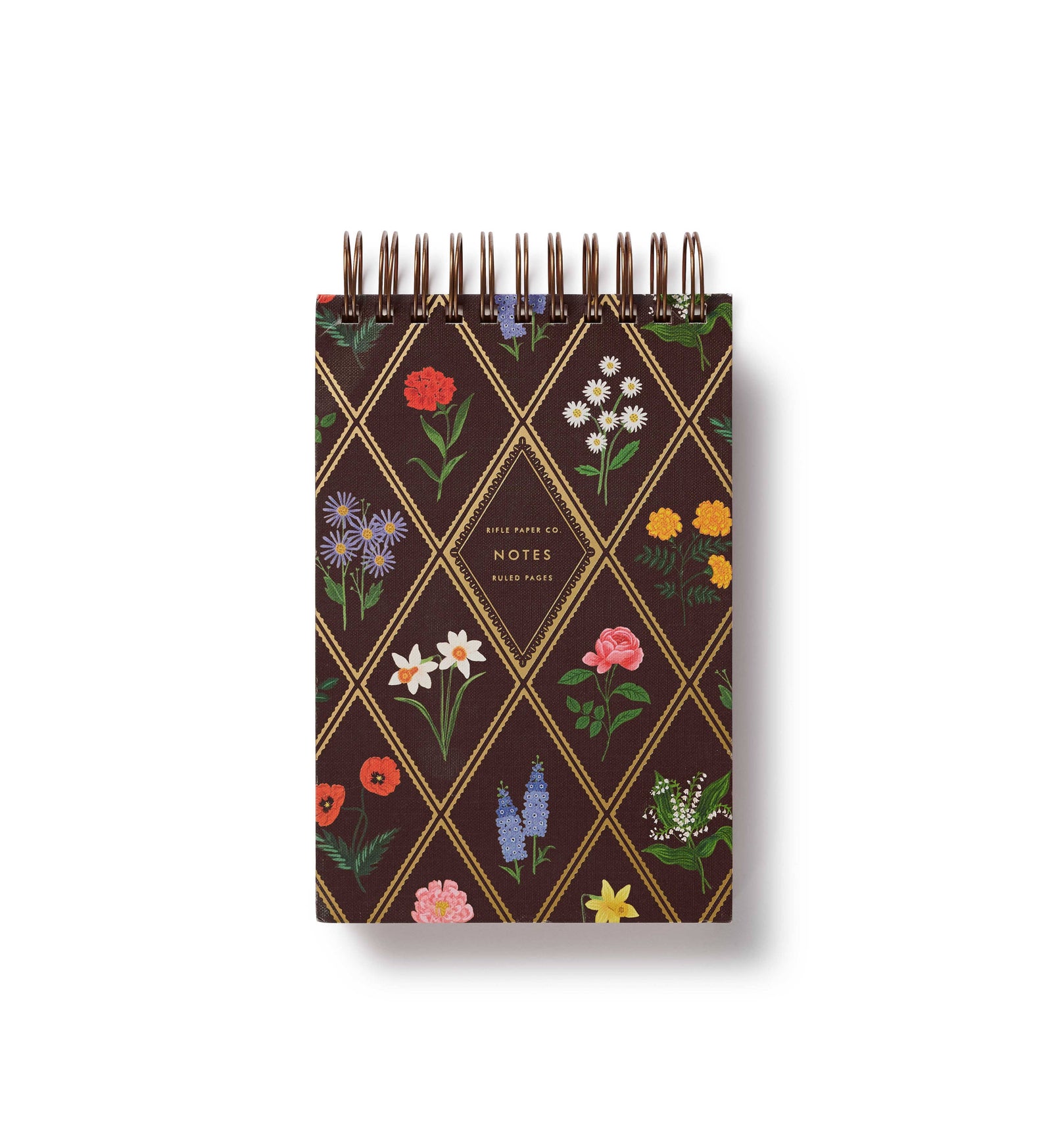 Garden Study Desktop Spiral Notepad - The Preppy Bunny