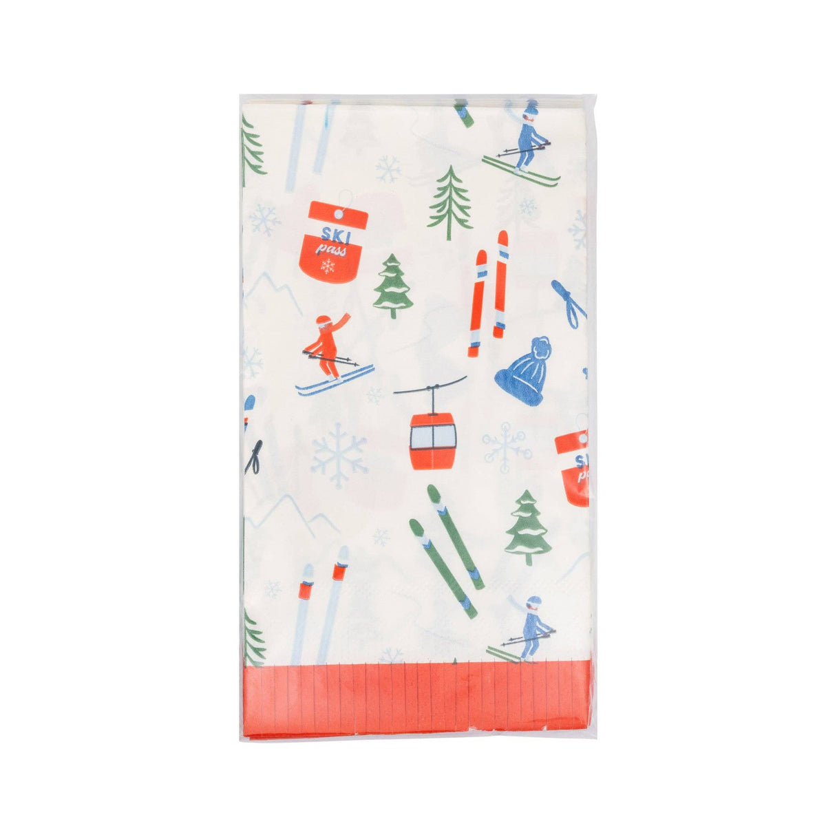 Snow Ski Guest Paper Napkins - The Preppy Bunny