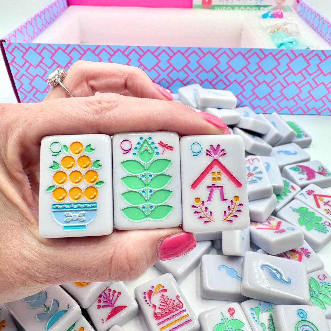 THE SCANDINAVIAN FOLK ART SERIES | Mahjong with Nordic Style - The Preppy Bunny