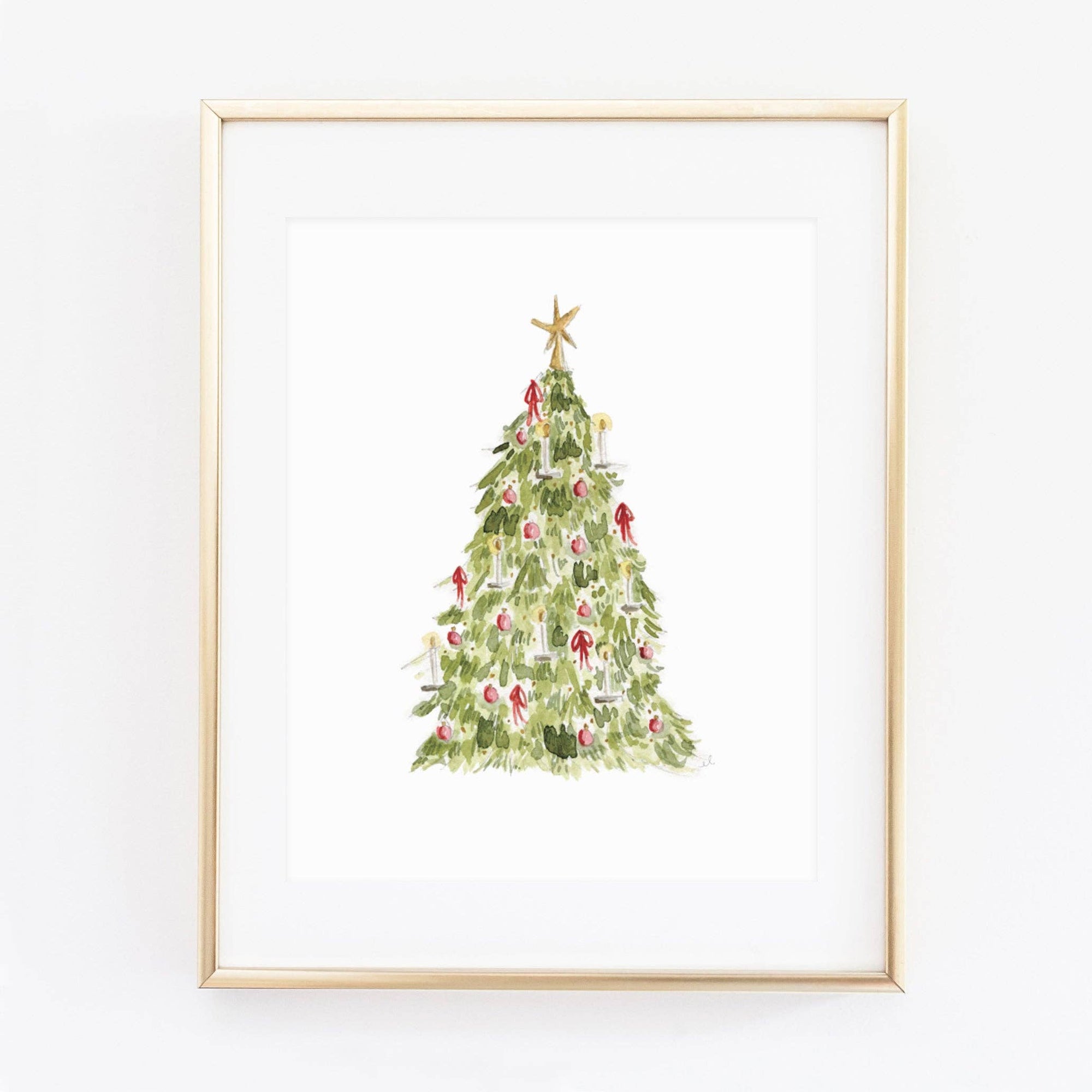 Nutcracker Tree Art Print - The Preppy Bunny