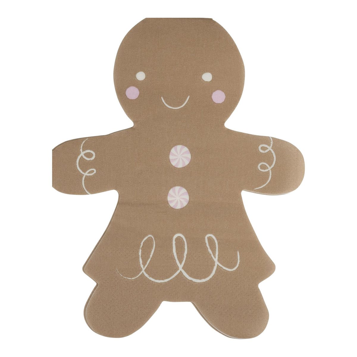 Gingerbread Girl 5x6 Paper Napkins