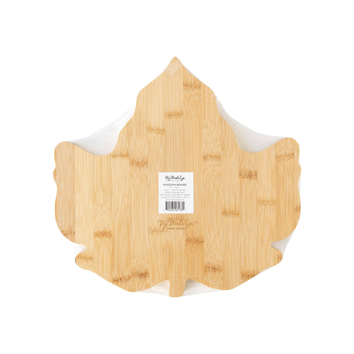 Leaf Wood Charcuterie Board