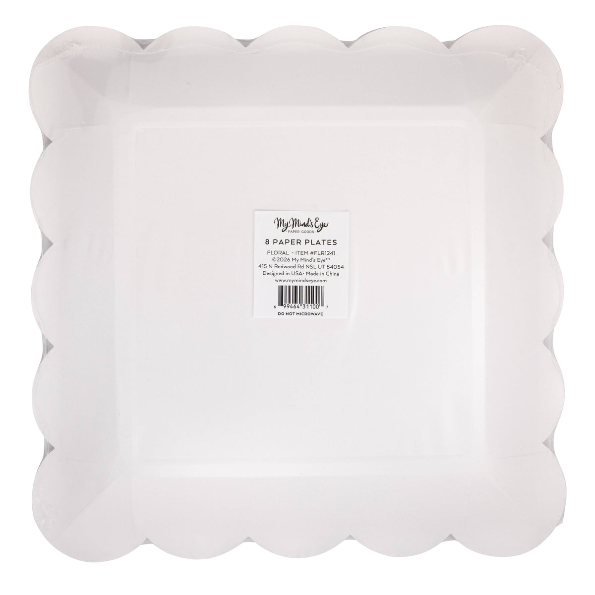 Floral Pattern 9" Plates - The Preppy Bunny