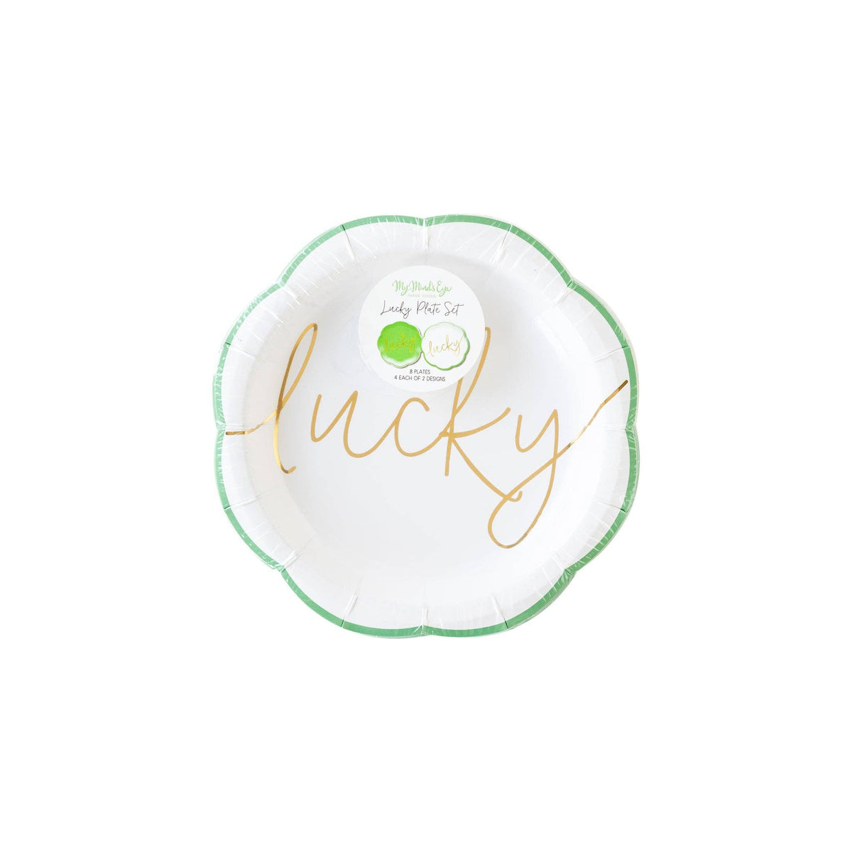 Lucky Paper Plate Set - The Preppy Bunny