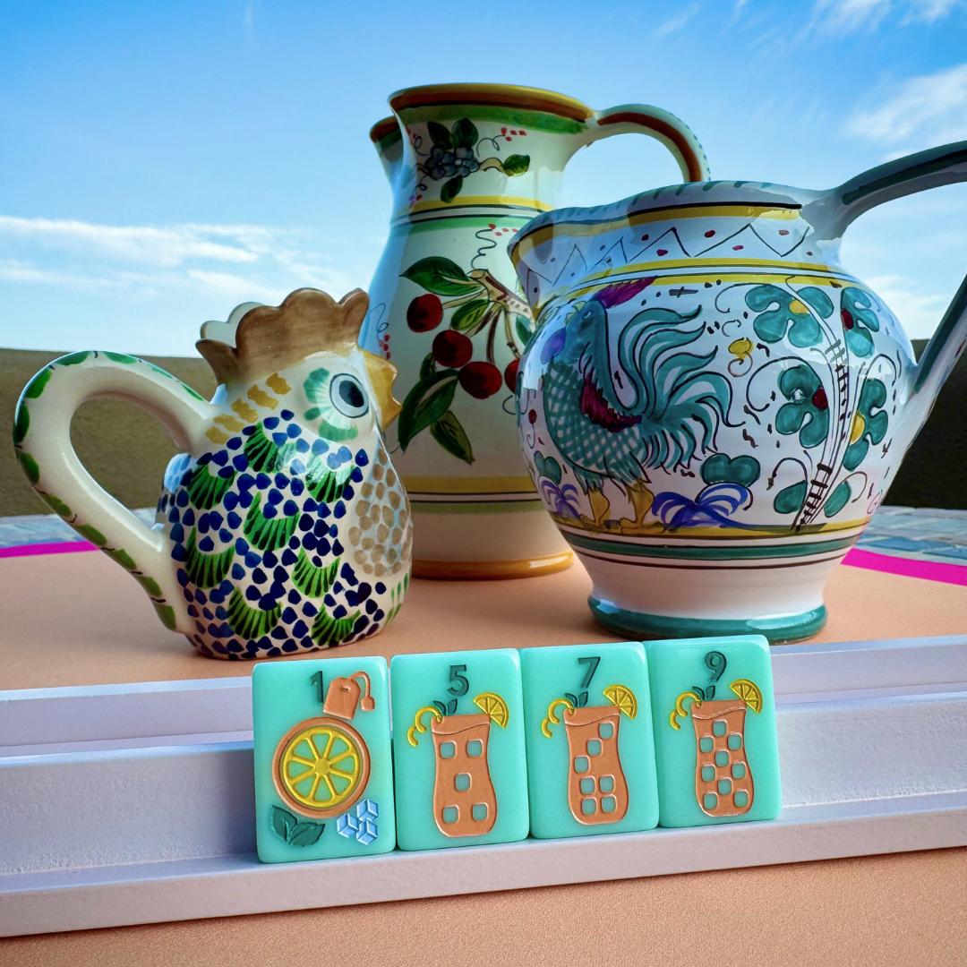 THE SOUTHEAST SERIES | Mahjong Set with Southern Charm - The Preppy Bunny