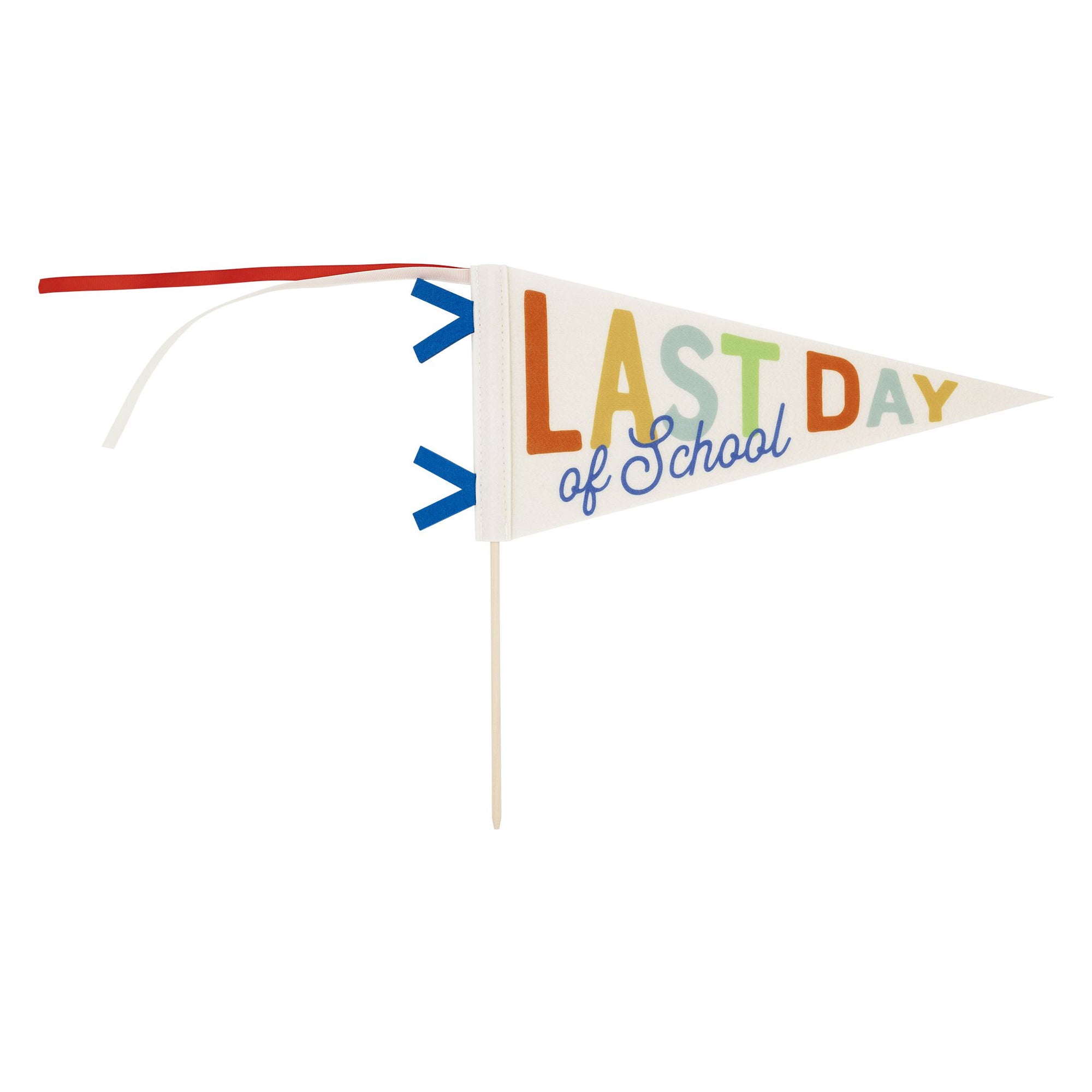 Last Day of School Primary Felt Pennant Banner - The Preppy Bunny