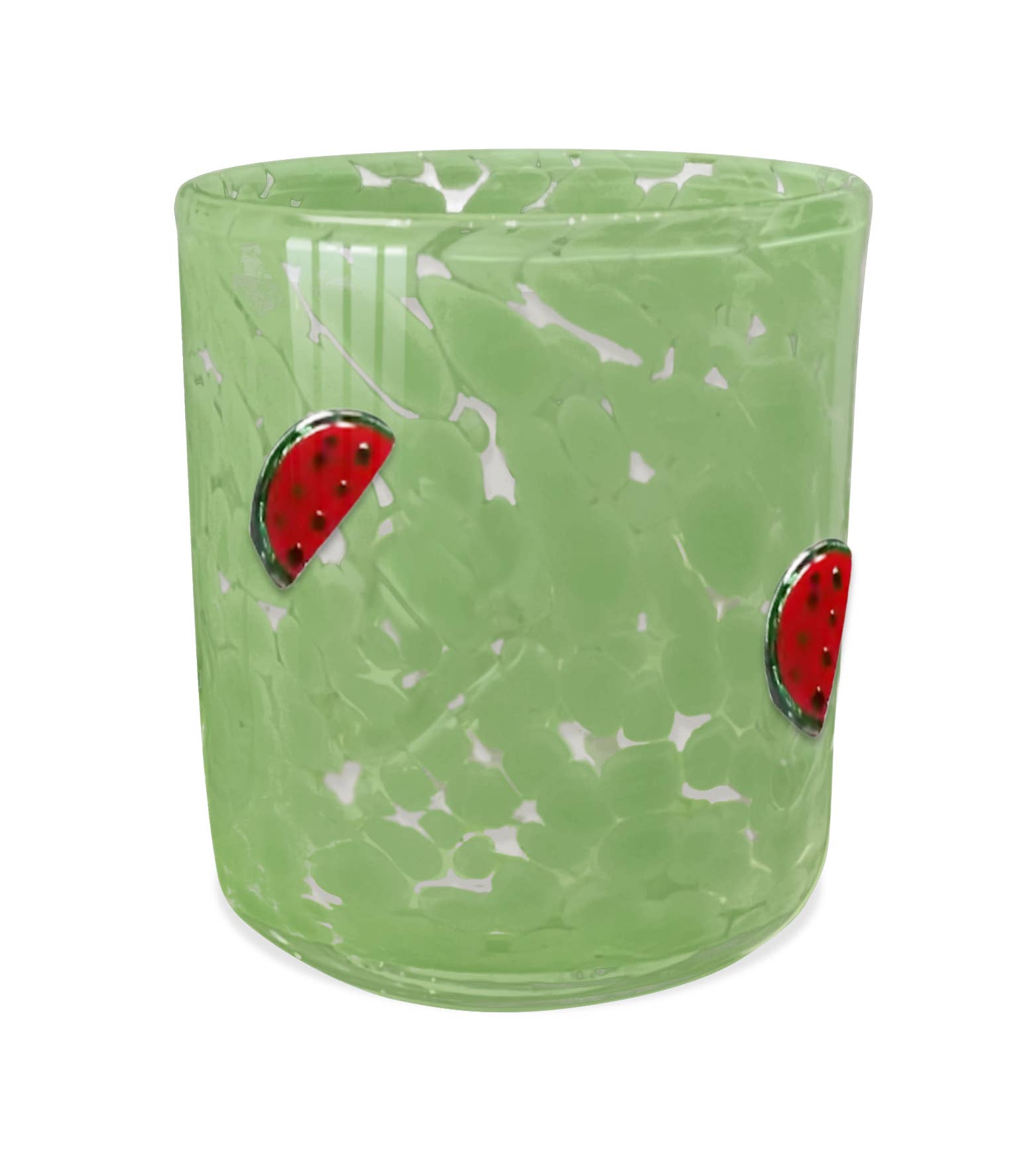 TESTER - Watermelon Mojito 12oz Green Watermelon Confetti Candle - The Preppy Bunny