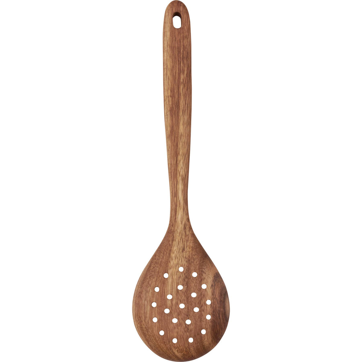 Large Wood Strainer Spoon