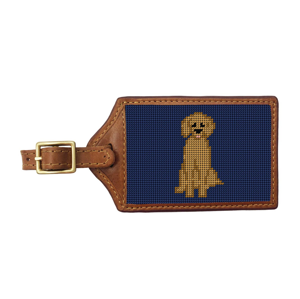 Constant Companion Needlepoint Luggage Tag