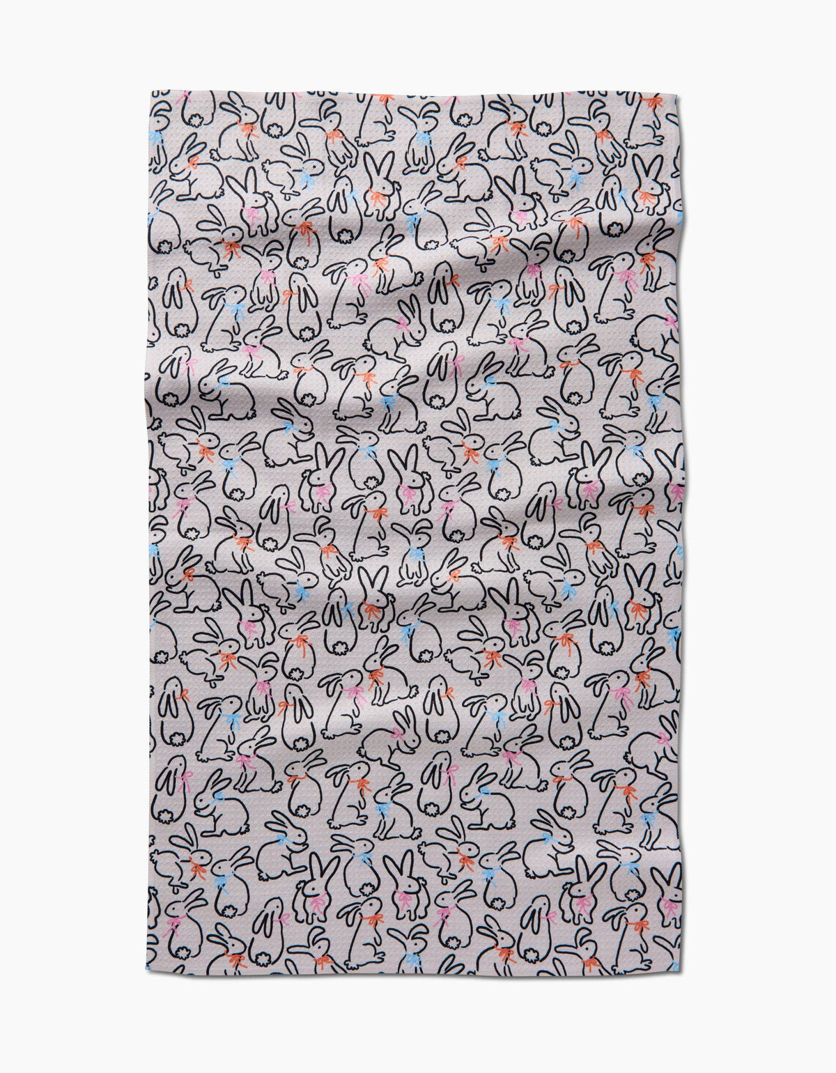 Playful Bunnies Tea Towel by Geometry