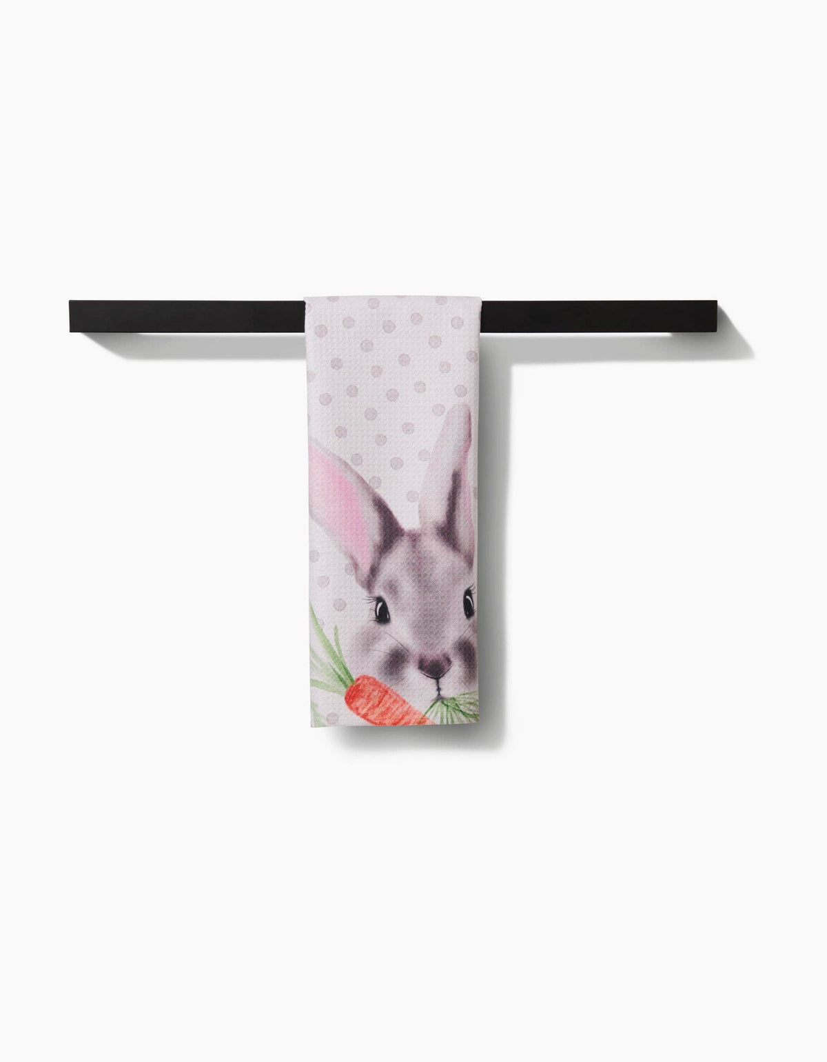 Polka Dot Bunny Tea Towel by Geometry