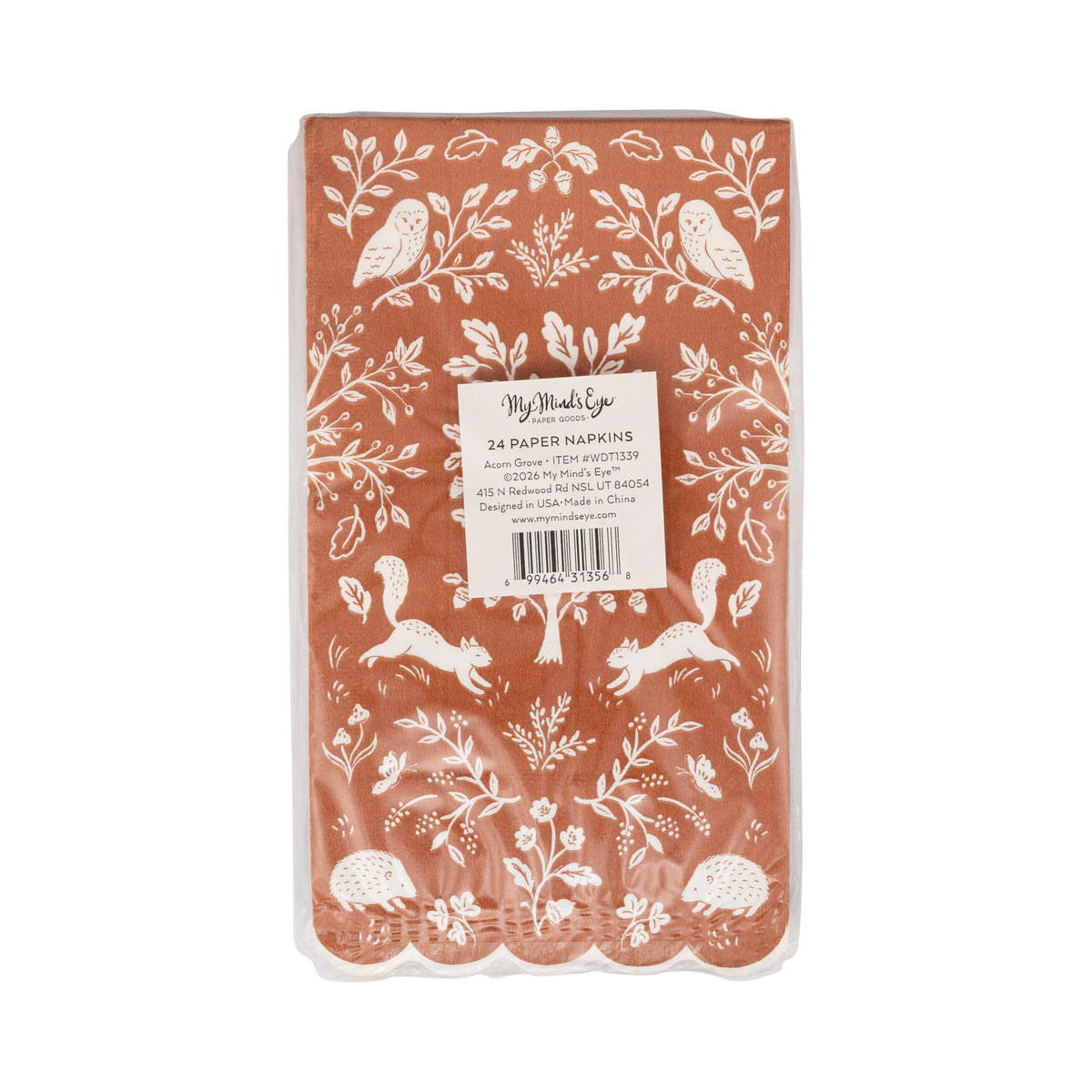 Acorn Grove Dinner Paper Napkins