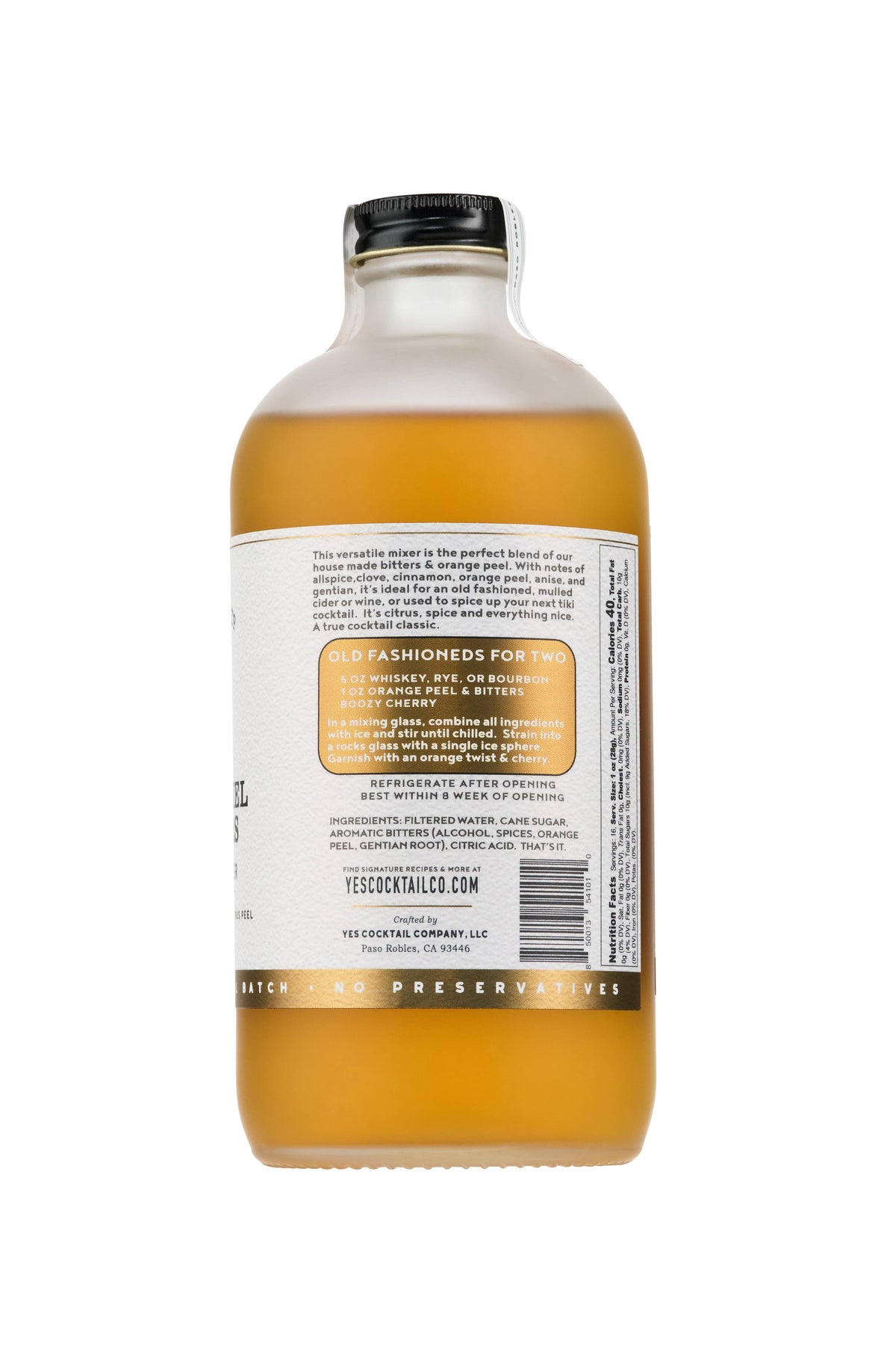 Orange Peel and Bitters Cocktail Mixer - The Preppy Bunny