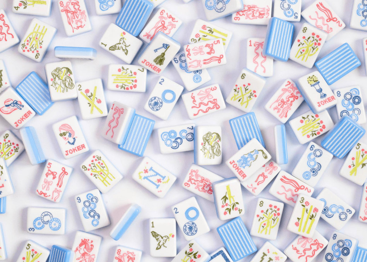 Miss Darling Mahjong Tile Set by Miss Mahjong - The Preppy Bunny