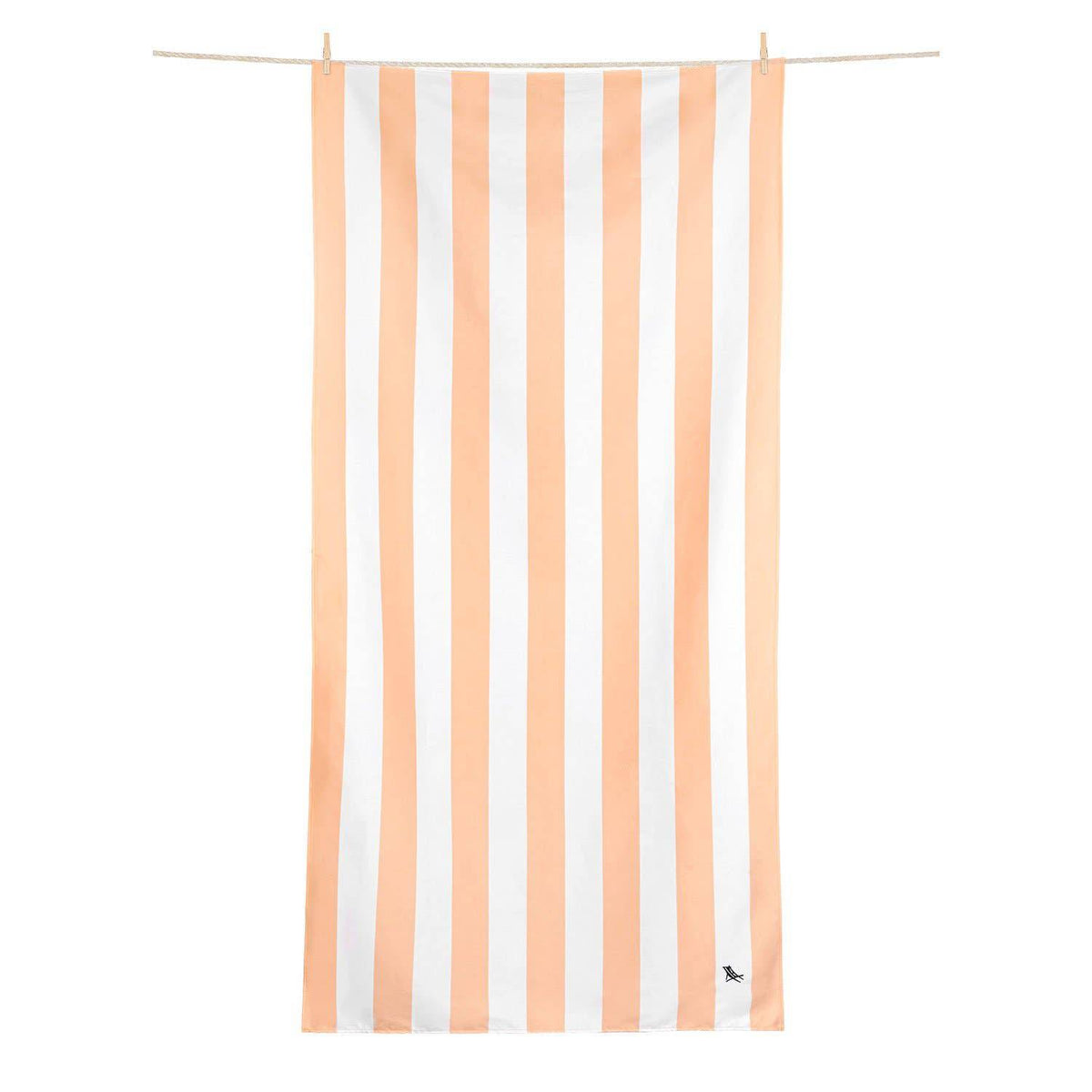 Cabana Stripe Positano Peach Beach Towel - 2 sizes - The Preppy Bunny