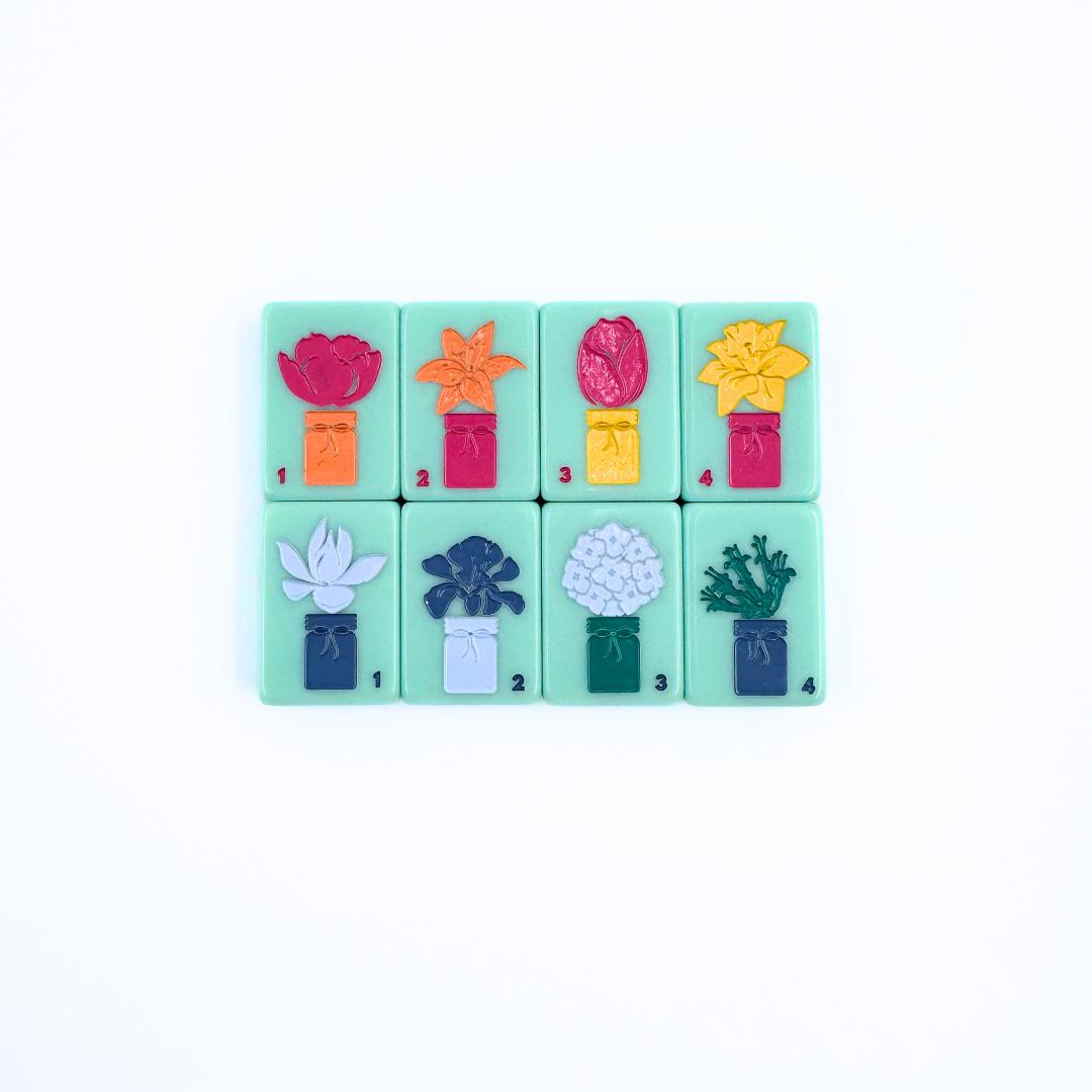 THE SOUTHEAST SERIES | Mahjong Set with Southern Charm - The Preppy Bunny