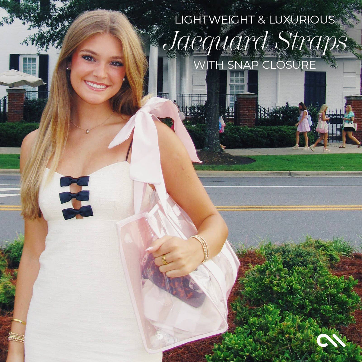 Case-Mate Ballet Pink Bow Jelly Tote Bag - The Preppy Bunny