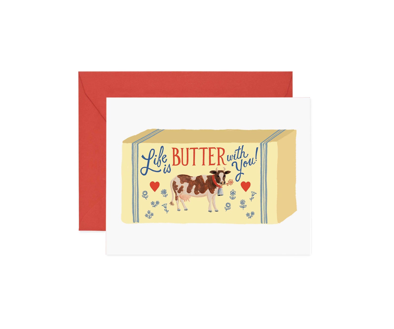 Life is Butter With You Card - The Preppy Bunny