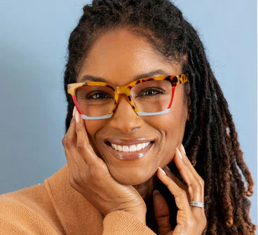 Birdie Peepers in Tokyo Tortoise Colorblock - The Preppy Bunny