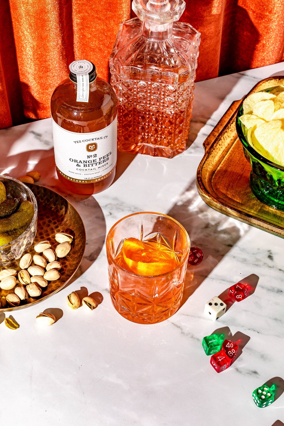 Orange Peel and Bitters Cocktail Mixer - The Preppy Bunny