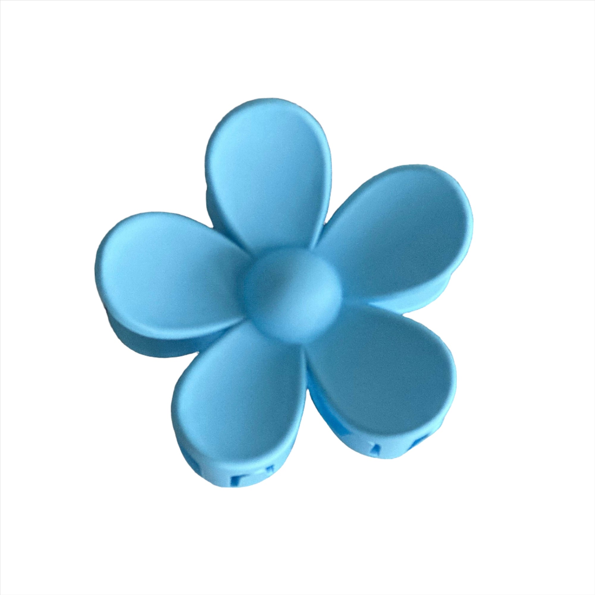 Flower Power "Blue" Hair Clip - The Preppy Bunny