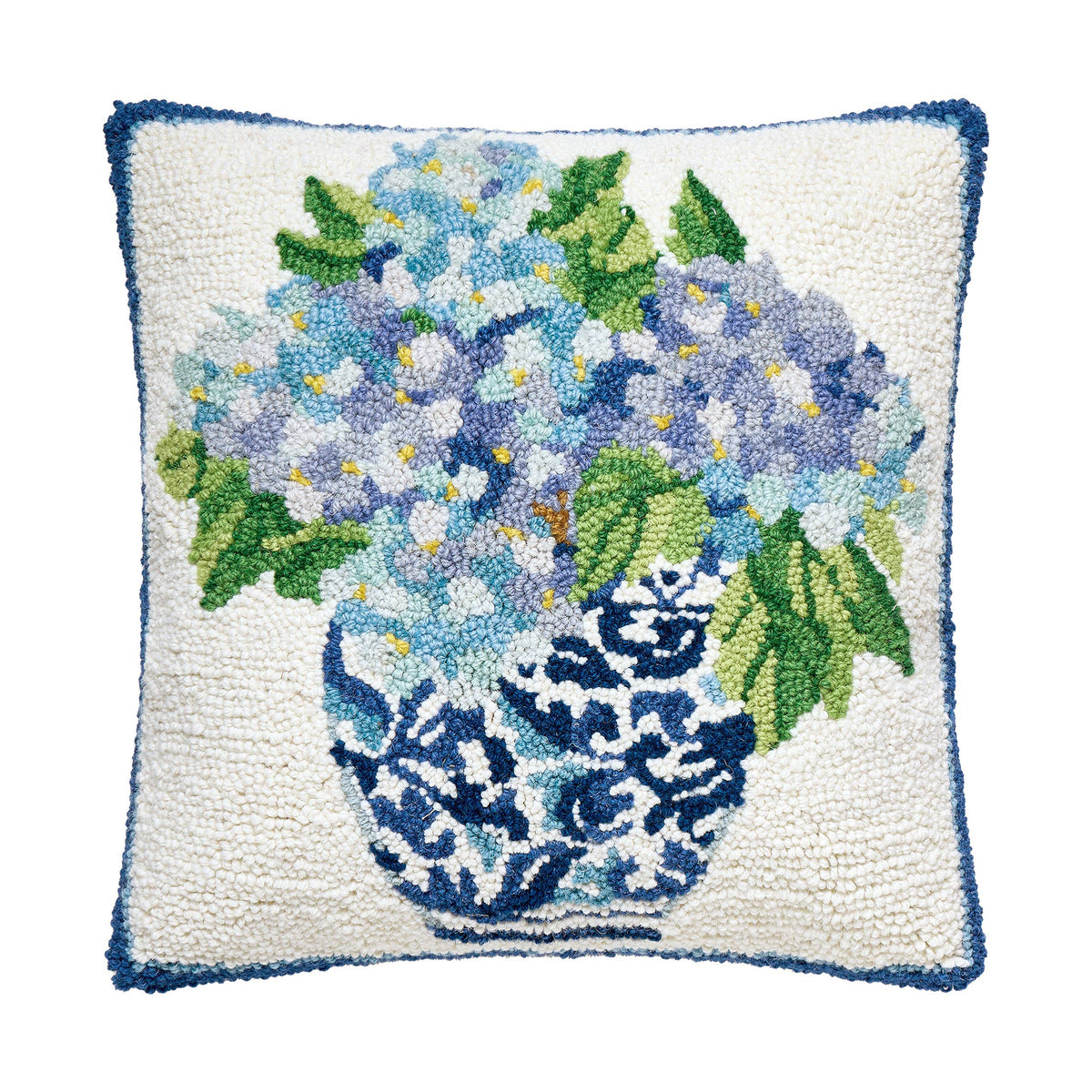 Rhapsody In Blue II Hook Pillow - Sally Eckman Roberts - The Preppy Bunny