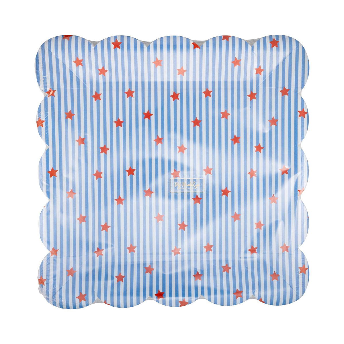 Stripes and Stars Paper Plates - 10"