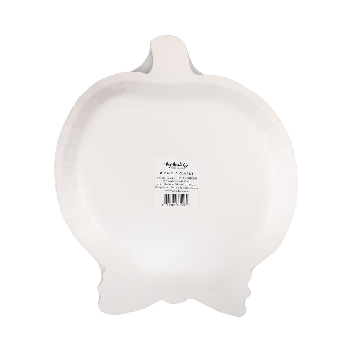 Vintage Pumpkin Paper Plates