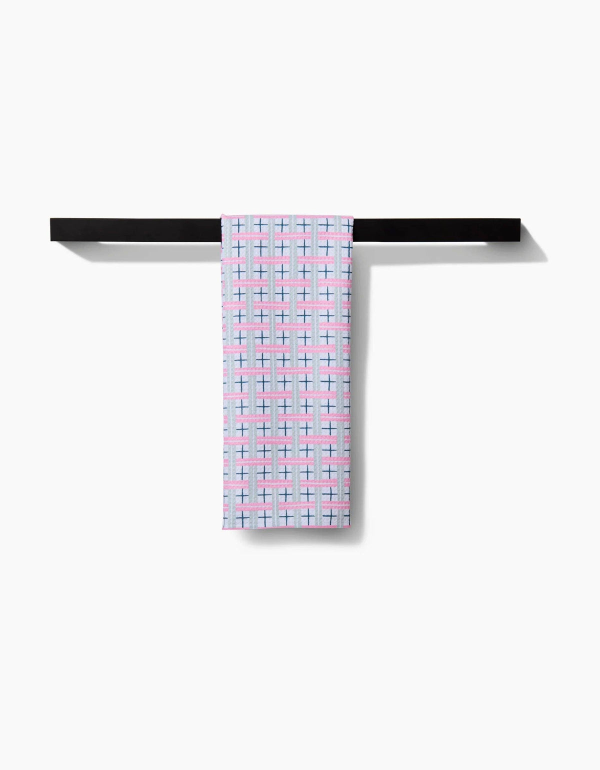 Spring Cottage Plaid Tea Towel by Geometry